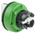 Schneider Electric Harmony XB5 Series 3 Position Selector Switch Head, 30mm Cutout, White Handle