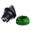 Schneider Electric Harmony XB5 Series 3 Position Selector Switch Head, 30mm Cutout, Black Handle