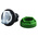 Schneider Electric Harmony XB5 Series 2 Position Selector Switch Head, 30mm Cutout, White Handle