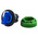 Schneider Electric Harmony XB5 Series 3 Position Selector Switch Head, 30mm Cutout, Blue Handle