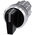 Siemens SIRIUS ACT Series 3 Position Selector Switch Head, 22mm Cutout, Black Handle