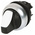 Eaton RMQ Titan Series 3 Position Selector Switch Head, 22mm Cutout, White Handle
