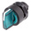 Schneider Electric Harmony XB5 Series 3 Position Selector Switch Head, 22mm Cutout, Green Handle