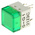 IP00 Green Cap Tactile Switch, SPST 50 mA @ 24 V dc