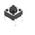 IP40 Black Button Tact Switch, SPST 0.05VA 5mm Through Hole