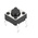 IP40 Black Button Tact Switch, SPST 0.05VA 9.5mm Through Hole