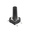 IP40 Black Button Tact Switch, SPST 0.05VA 12.5mm Through Hole