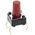 Red Keyboard Switch, SPST 50 mA @ 12 V dc 6mm Snap-In