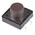 Brown Plunger Tactile Switch, SPST 50 mA @ 12 V dc 4.2mm