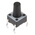 Black Button Tactile Switch, SPST 50 mA @ 24 V dc 5.9mm Surface Mount