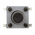 Black Button Tactile Switch, SPST 50 mA @ 24 V dc 9.4mm Surface Mount