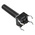 Black Button Tactile Switch, SPST 50 mA @ 24 V dc 13.4mm Surface Mount