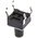 Black Button Tactile Switch, SPST 50 mA @ 24 V dc 4.9mm