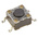 Black Button Tactile Switch, SPST 50 mA @ 12 V ac 0.7mm Surface Mount
