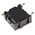 IP67 Black Button Tactile Switch, SPST 50 mA @ 24 V dc 2.9mm PCB