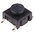 IP67 Black Button Tactile Switch, SPST 50 mA @ 24 V dc 2.9mm PCB