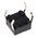 Black Plunger Tactile Switch, SPST 50 mA @ 24 V dc 0.9mm Through Hole