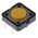 Yellow Plunger Tactile Switch, SPST 50 mA @ 24 V dc 0.8mm Through Hole