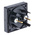 IP65 Black Button Tactile Switch, SPST 80 mA