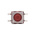 IP54 Red Round Tactile Switch, SPDT 50 VA Surface Mount