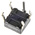Red Push Plate Tactile Switch, SPST 20 mA 5mm