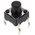 Black Stem Tactile Switch, SPST 50 mA @ 12 V dc 7mm Surface Mount