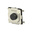 Black Round Button Tactile Switch, SPST 50 mA Surface Mount