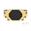 Black Cap Tactile Switch, SPST 50mA 2.1mm Surface Mount