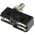 Omron Plunger Limit Switch, NO/NC, IP00, SPDT, Thermosetting Resin Housing, 500V ac Max, 15A Max