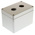 Bopla Light Grey Plastic Euromas Push Button Enclosure - 2 Hole 22mm Diameter
