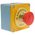 Schneider Electric Yellow Zinc Alloy Harmony XAP Turn Button Control Station - 1 Hole 22mm Diameter