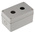 RS PRO Grey Plastic Push Button Enclosure - 2 Hole 22mm Diameter