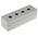 RS PRO Grey Plastic Push Button Enclosure - 4 Hole 22mm Diameter