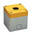 RS PRO Grey/Yellow ABS Push Button Enclosure - 1 Hole 22mm Diameter