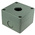 RS PRO Grey ABS Push Button Enclosure - 1 Hole 22mm Diameter