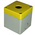 RS PRO Grey/Yellow ABS Push Button Enclosure - 1 Hole 22mm Diameter