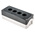 Schneider Electric Grey Plastic Harmony XALD Control Station Enclosure - 4 Hole 22mm Diameter