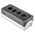 Schneider Electric Grey Plastic Harmony XALD Control Station Enclosure - 4 Hole 22mm Diameter
