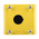 Eaton Grey/Yellow Plastic M22 Push Button Enclosure - 1 Hole 22mm Diameter