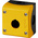 Eaton Grey/Yellow Plastic M22 Push Button Enclosure - 1 Hole 22mm Diameter