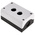 Eaton Grey Plastic M22 Push Button Enclosure - 2 Hole 22mm Diameter