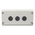 Eaton Grey Plastic M22 Push Button Enclosure - 3 Hole 22mm Diameter