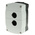 Allen Bradley Grey Plastic 800F Push Button Enclosure - 2 Hole 22mm Diameter
