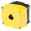 Allen Bradley Yellow Plastic 800F Push Button Enclosure - 1 Hole 22mm Diameter