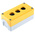 Schneider Electric Yellow Plastic Harmony XALK Push Button Enclosure - 3 Hole 22mm Diameter