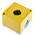 Yellow Plastic ABB Compact Push Button Enclosure - 1 Hole 22mm Diameter