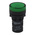 RS PRO, Panel Mount Green LED Pilot Light, 22mm Cutout, IP65, Round, 12V ac/dc