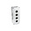 Lovato Grey Plastic Platinum Push Button Enclosure - 4 Hole 22mm Diameter