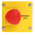 BACO LBX1 Series Twist Release Emergency Stop Push Button, Surface Mount, 1NC, IP66