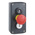 Schneider Electric Latching, Spring Return Control Station Switch - 2NO, SPST, Polycarbonate, 3 Cutouts, Black, Red,